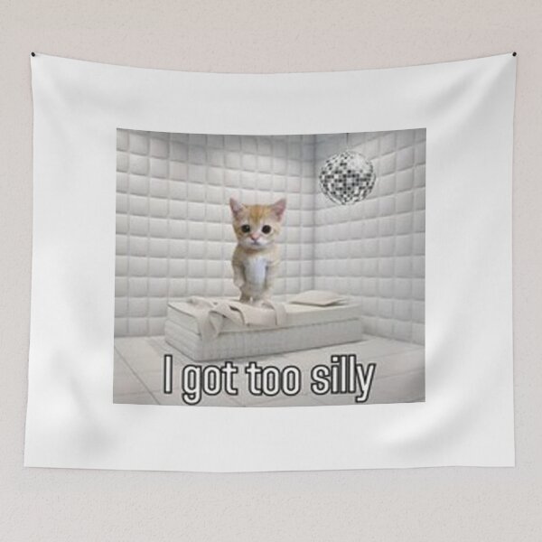 Item preview, I Got Too Silly Cat designed and sold by cleopascal.