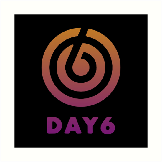 "Coloured DAY6 logo" Art Print by Roddel | Redbubble