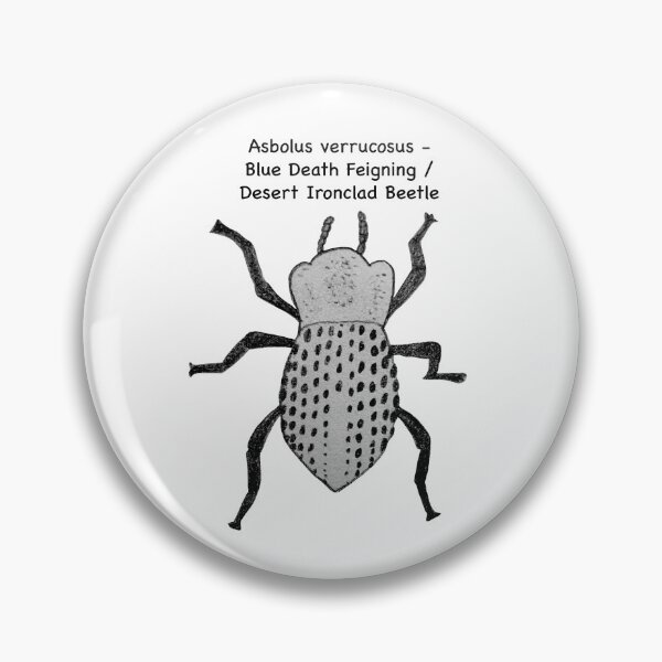 Item preview, Blue Death Feigning / Desert Ironclad Beetle - Asbolus verrucosus designed and sold by scarpacific.