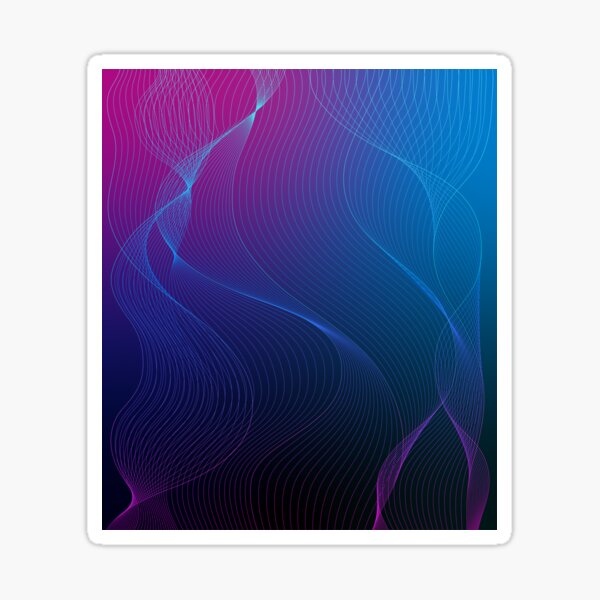 Aperçu de l'œuvre wireframe abstrait et coloré créée et vendue par Kecrokg.