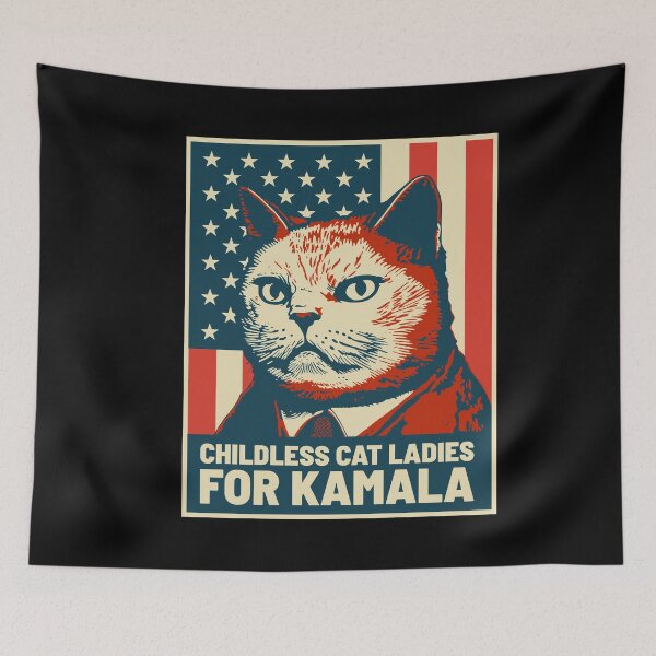 Item preview, Politically Purrfect Cats for Kamala Harris Tim Walz - Harris Walz 2024 designed and sold by vestalshop.