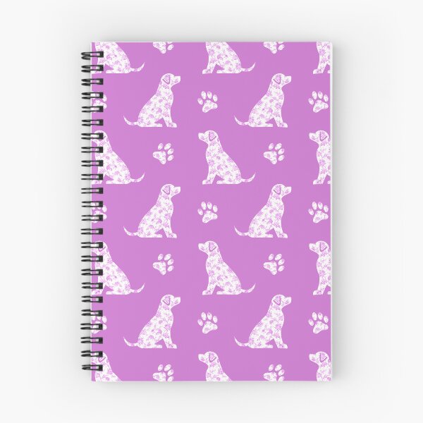 Item preview, Bright Pink Labrador Dog Toile Pattern designed and sold by KelseyNY.