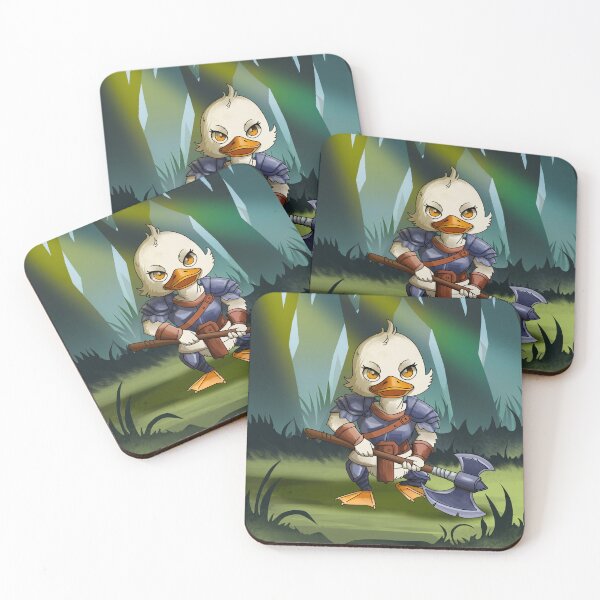 Item preview, Warrior Duck - Fearless Battle-Ready Fighter designed and sold by Jennifer-Quirk.