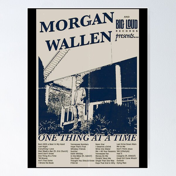 Morgan Wallen outlet Poster Sioux Falls Foil