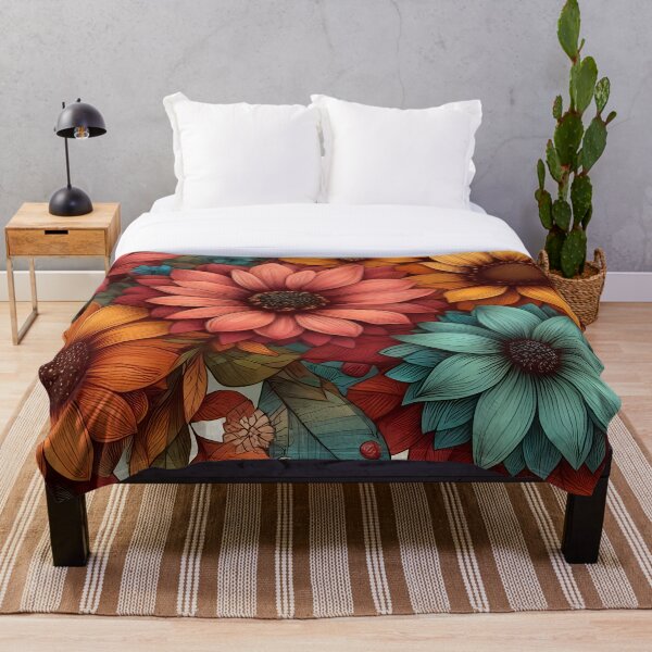 Item preview, Colorful Fall Autumn Flowers and Foliage  designed and sold by GraphicsClub.