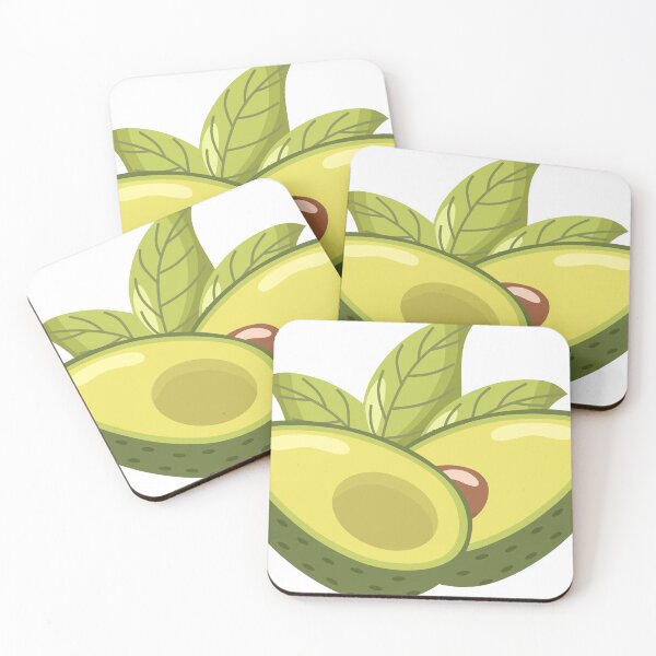 Item preview, Avocado Fruit Green and Yellow Graphic for shirt, sticker, book cover or other print. designed and sold by sasithornillustration.