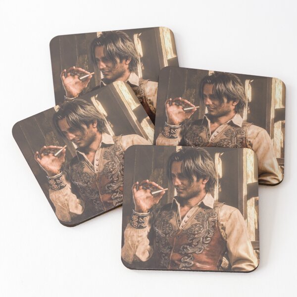 Item preview, Romantic Mysterious Man Luis Sera Smoking Resident evil 4 Remake RE4 designed and sold by Neesu.