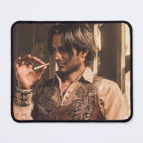 Item preview, Romantic Mysterious Man Luis Sera Smoking Resident evil 4 Remake RE4 designed and sold by Neesu.