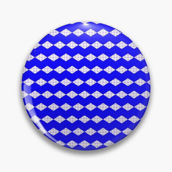 Item preview, A blue and white patterned fabric with diamond shapes designed and sold by PWDigitalArt.