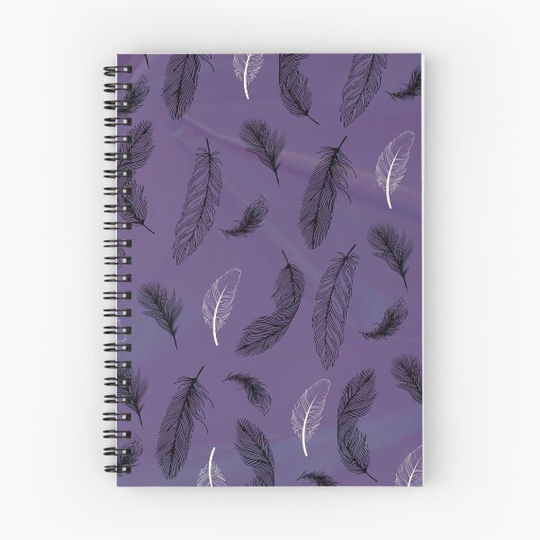 Item preview, Black and white feather of purple designed and sold by andrasdesignssss.