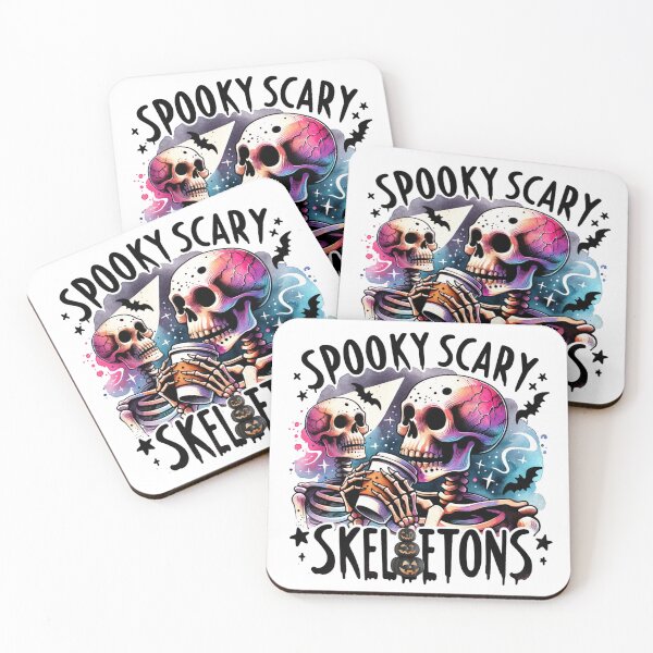 Item preview, Halloween Spooky Scary Skeletons stickers and more designed and sold by CRandRRstickers.