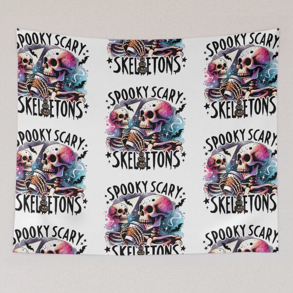 Item preview, Halloween Spooky Scary Skeletons stickers and more designed and sold by CRandRRstickers.