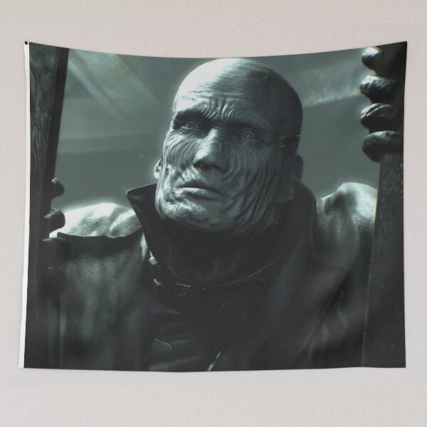 Item preview, Romantic Mr X Rizz Tall Blue Trench Coat Man Resident evil 2 Remake designed and sold by Neesu.