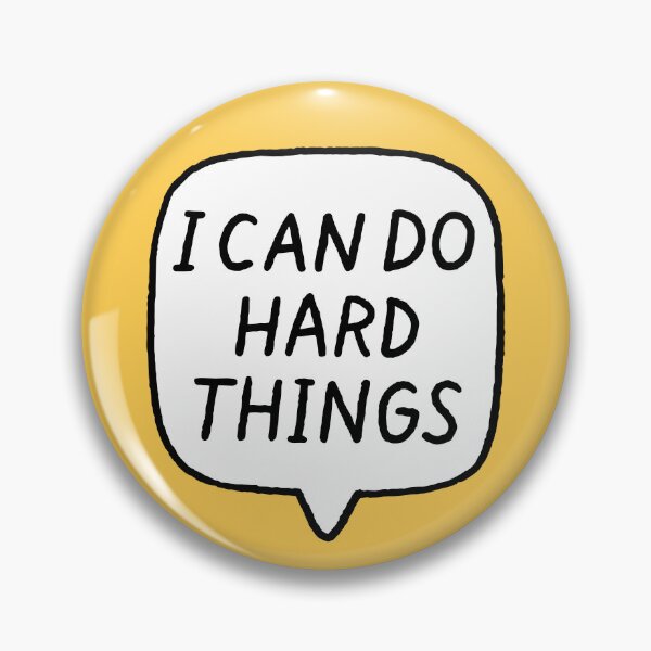 Item preview, "I Can Do Hard Things" Speech Bubble designed and sold by Kelsie Jensen.