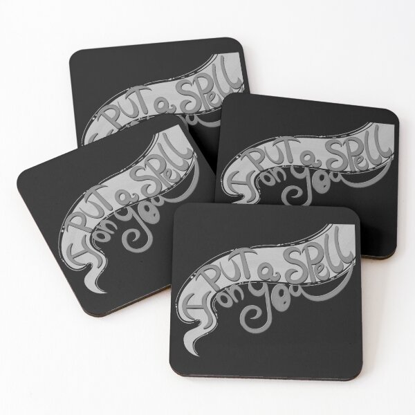 Item preview, I put a spell on you lettering art Black and white designed and sold by Kaushlydraw.