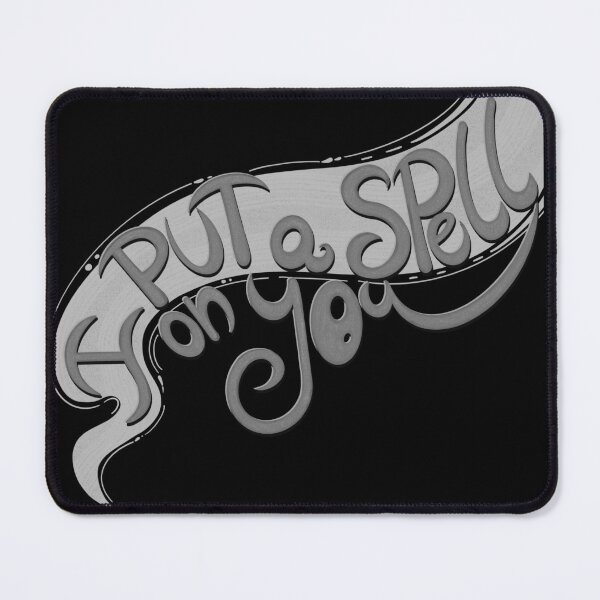 Item preview, I put a spell on you lettering art Black and white designed and sold by Kaushlydraw.