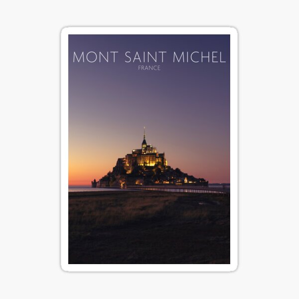 Artikel-Vorschau von Mont-Saint-Michel, Frankreich - Abenddämmerung, designt und verkauft von timothyyiu.