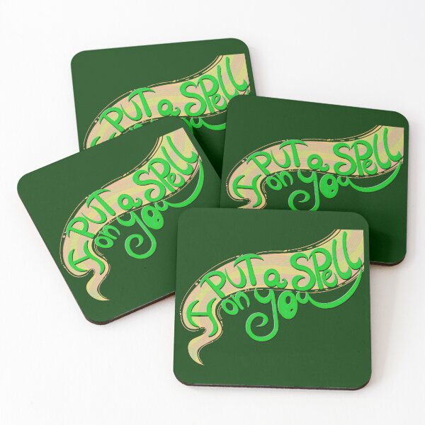 Item preview, I put a spell on you lettering art Green designed and sold by Kaushlydraw.
