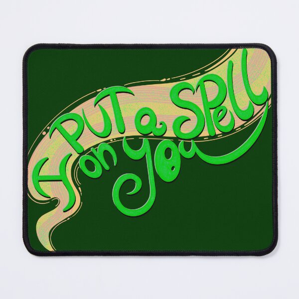 Item preview, I put a spell on you lettering art Green designed and sold by Kaushlydraw.