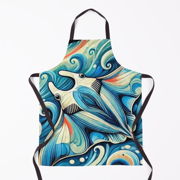 Item preview, Surrealist Sea Life Manta Ray Design designed and sold by TribalioDesigns.
