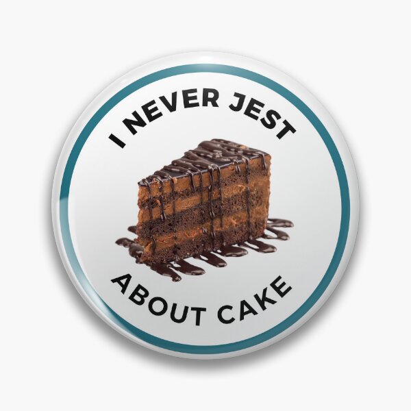Item preview, Never jest about cake designed and sold by Beth Felker Jones.