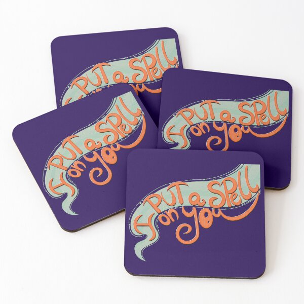 Item preview, I put a spell on you lettering art orange designed and sold by Kaushlydraw.