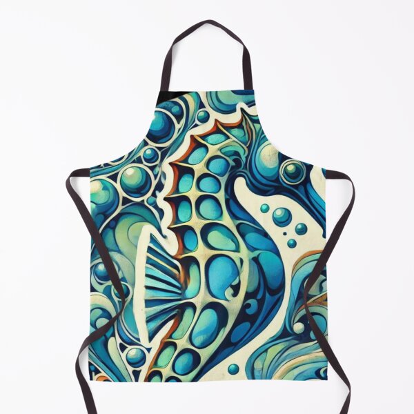 Artikelvorschau, Surrealistisches Seepferdchen-Design mit Meereslebewesen 1 entworfen und verkauft von TribalioDesigns.