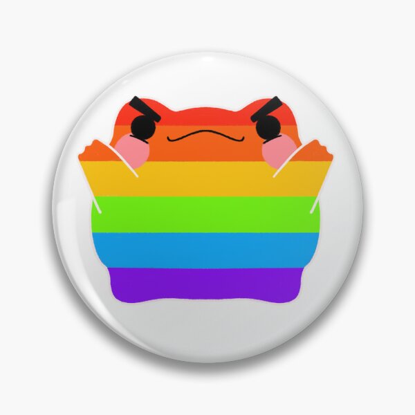 Artikelvorschau, Wütender schwuler Regenbogen-Pride-Frosch (kein Text) entworfen und verkauft von NubToons.