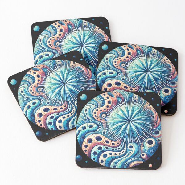 Item preview, Surrealist Sea Life Urchin Design designed and sold by TribalioDesigns.