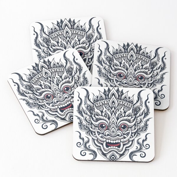Item preview, Traditional Phi Ta Khon Mask – Intricate Thai Ghost Festival Art designed and sold by MrDRK1536.