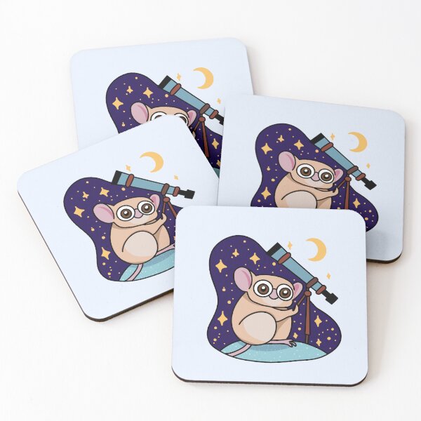 Item preview, Stargazing Tarsier designed and sold by AnthroTales.