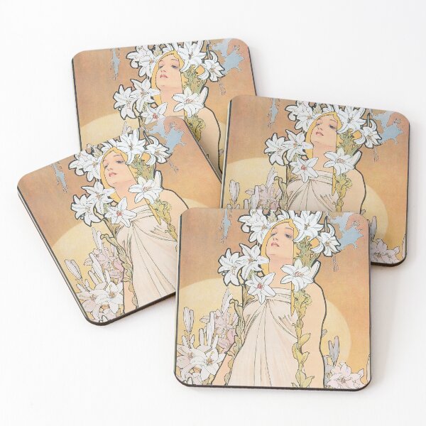 Item preview, Alphonse Mucha - The Flowers: Lily 1898 designed and sold by maniacfitness.