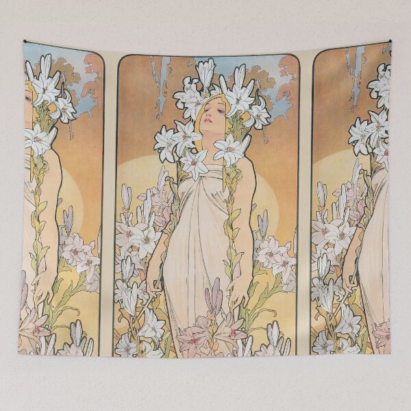 Item preview, Alphonse Mucha - The Flowers: Lily 1898 designed and sold by maniacfitness.