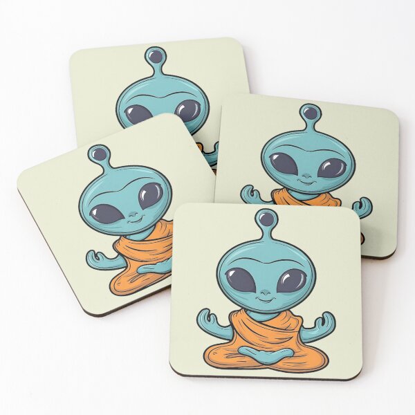 Item preview, Funny Alien Yoga designed and sold by Vicky021.