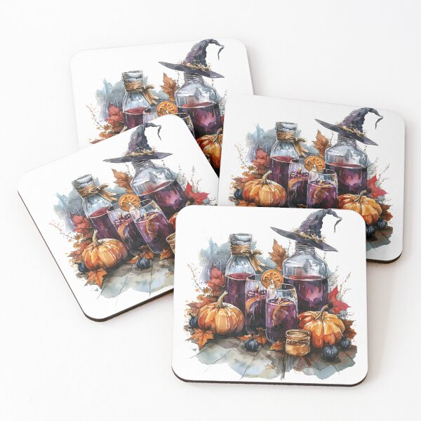 Item preview, Witches Apothecary Halloween Watercolor designed and sold by DigitalEffects.