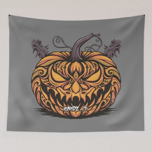 Item preview, Thai-Inspired Fierce Halloween Pumpkin Design 5 of 8 designed and sold by KennerTH.