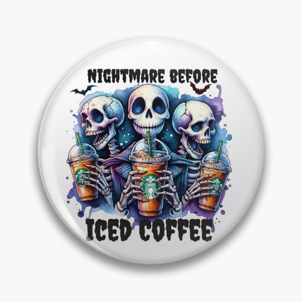 Item preview, Nightmare Before Iced Coffee stickers and more designed and sold by CRandRRstickers.