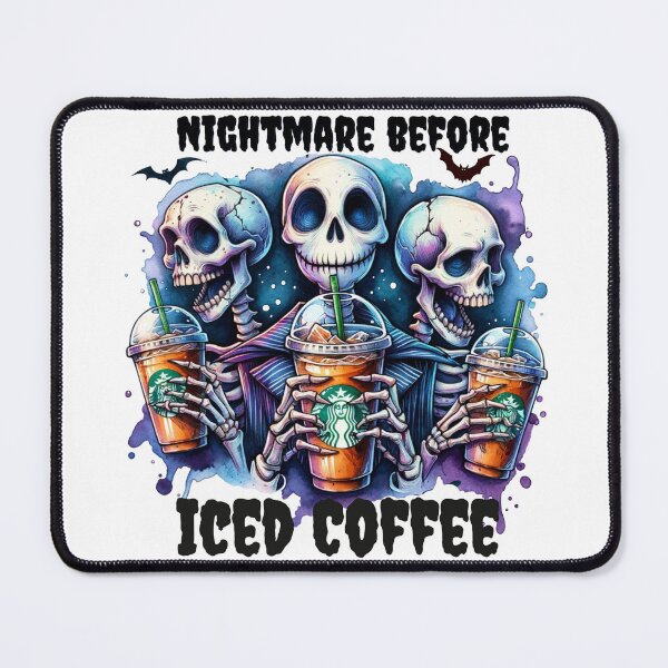 Item preview, Nightmare Before Iced Coffee stickers and more designed and sold by CRandRRstickers.