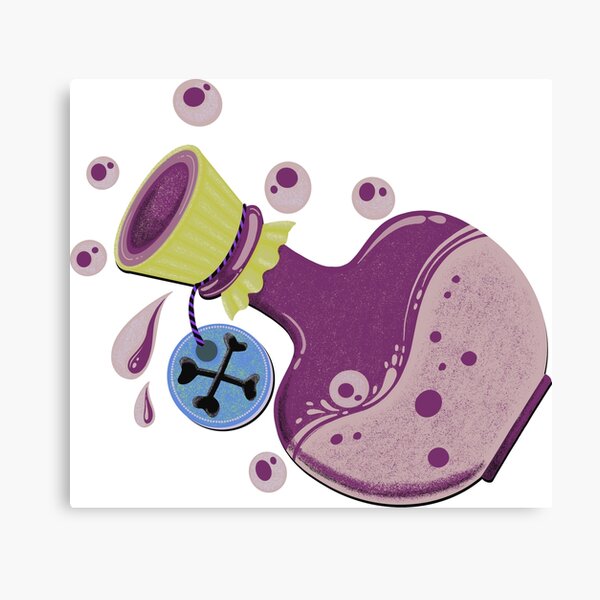 Aperçu de l'œuvre Bouteille de poison violette créée et vendue par Aforesty.