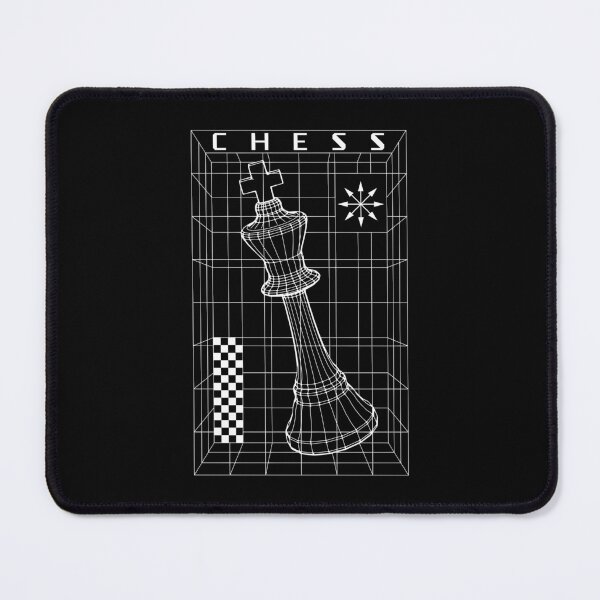 Item preview, Chess Player King Piece Futuristic Checkmate Wireframe designed and sold by GrandeDuc.