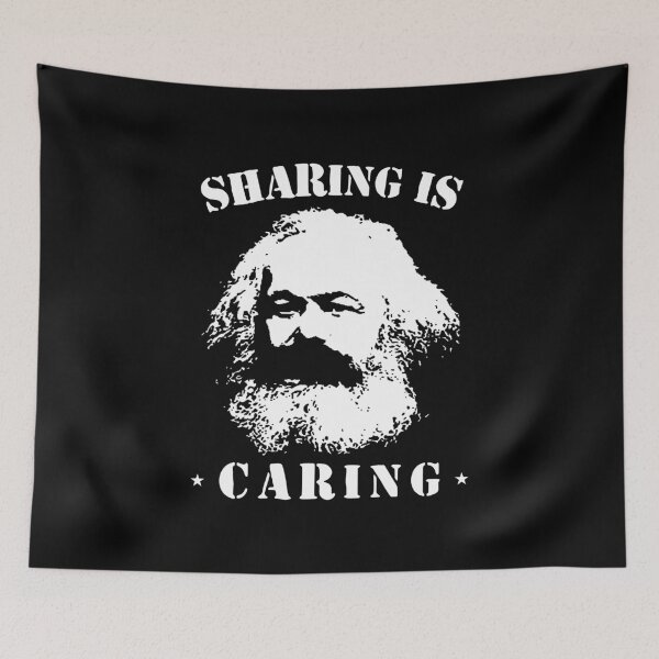 Item preview, Sharing is Caring - Karl Marx designed and sold by dantixebiana.