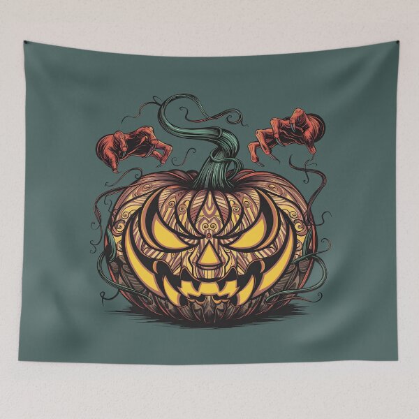 Item preview, Thai-Inspired Fierce Halloween Pumpkin Design 6 of 8 designed and sold by KennerTH.