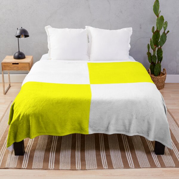Item preview, Quarters - White and Yellow designed and sold by JustPatterns2.