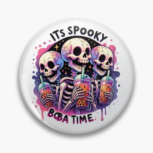 Item preview, Its Spooky Boba time Stickers and more designed and sold by CRandRRstickers.