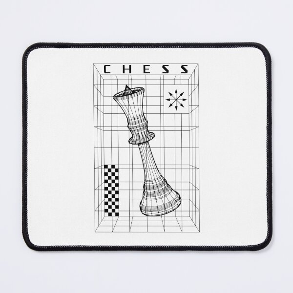 Item preview, Chess Player Queen Piece Futuristic Checkmate Wireframe designed and sold by GrandeDuc.