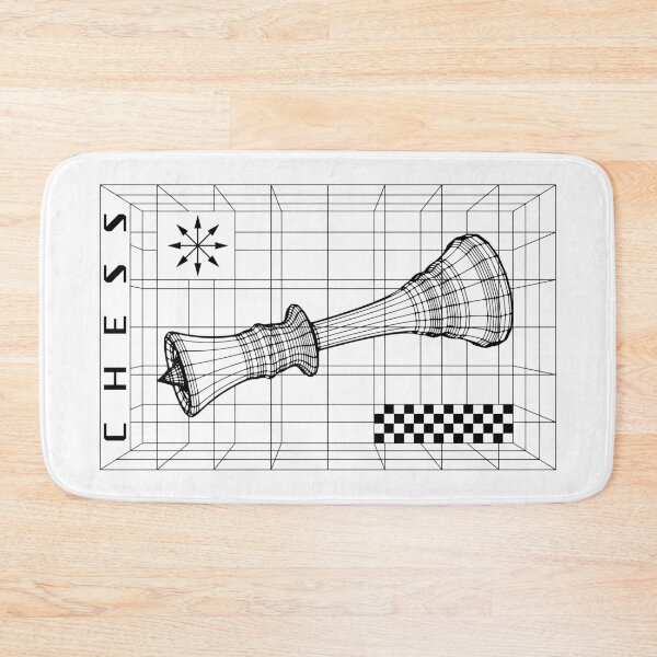 Item preview, Chess Player Queen Piece Futuristic Checkmate Wireframe designed and sold by GrandeDuc.