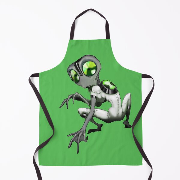 Item preview, Tiny Frog Alien B10 Fan art painted Illustration designed and sold by ActionJack1153.
