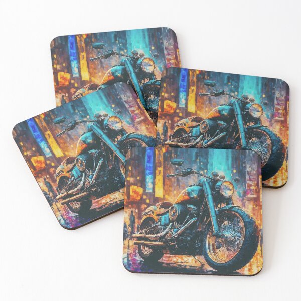 Item preview, Luces de la ciudad en motocicleta designed and sold by FanciMerch.