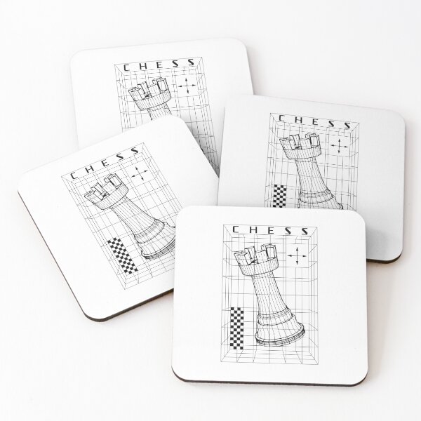 Item preview, Chess Player Rook Piece Futuristic Checkmate Wireframe designed and sold by GrandeDuc.