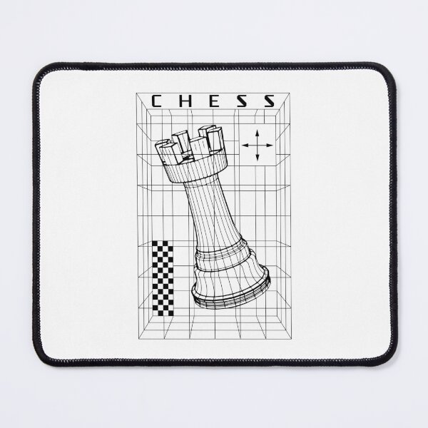 Item preview, Chess Player Rook Piece Futuristic Checkmate Wireframe designed and sold by GrandeDuc.